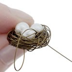 Гнездо проволочных птиц: шаг 18