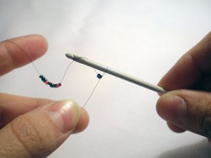 Воздушное вязаное колье легкий учебник