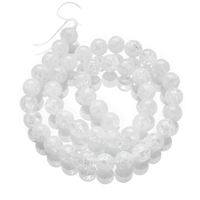 Бусины Натуральный Кварц Кракле