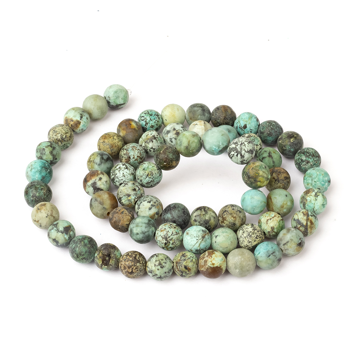 Бусины Натуральная Африканская Бирюза
